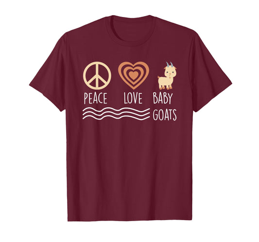 Baby Goat Lover Farm Animal Goat Farming Goat Herder T-Shirt