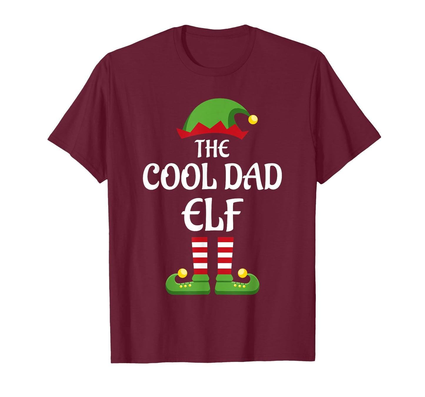 Cool Dad Elf Family Matching Group Christmas T-Shirt