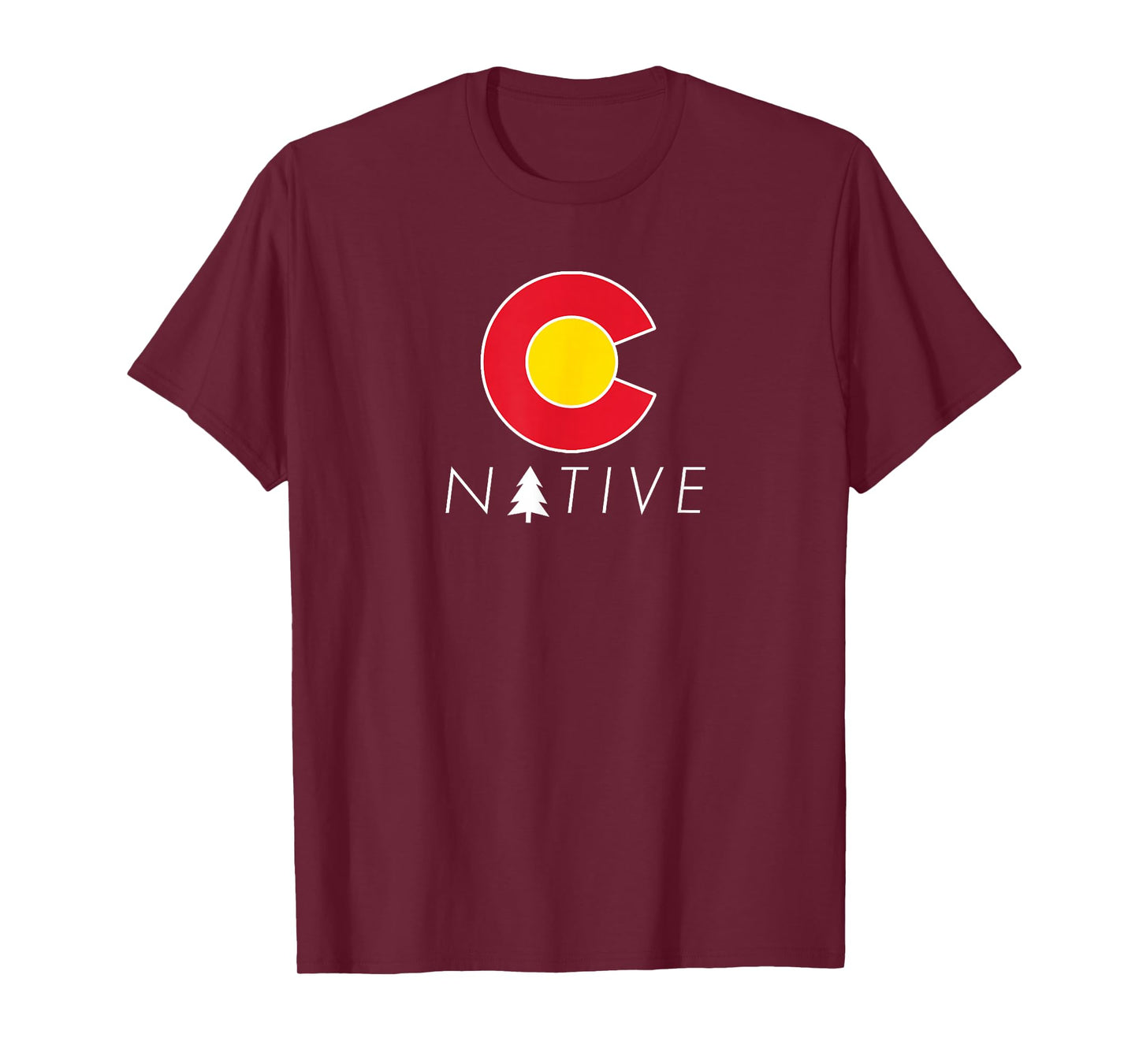 Colorado Native Colorado Flag Graphic Design T-Shirt