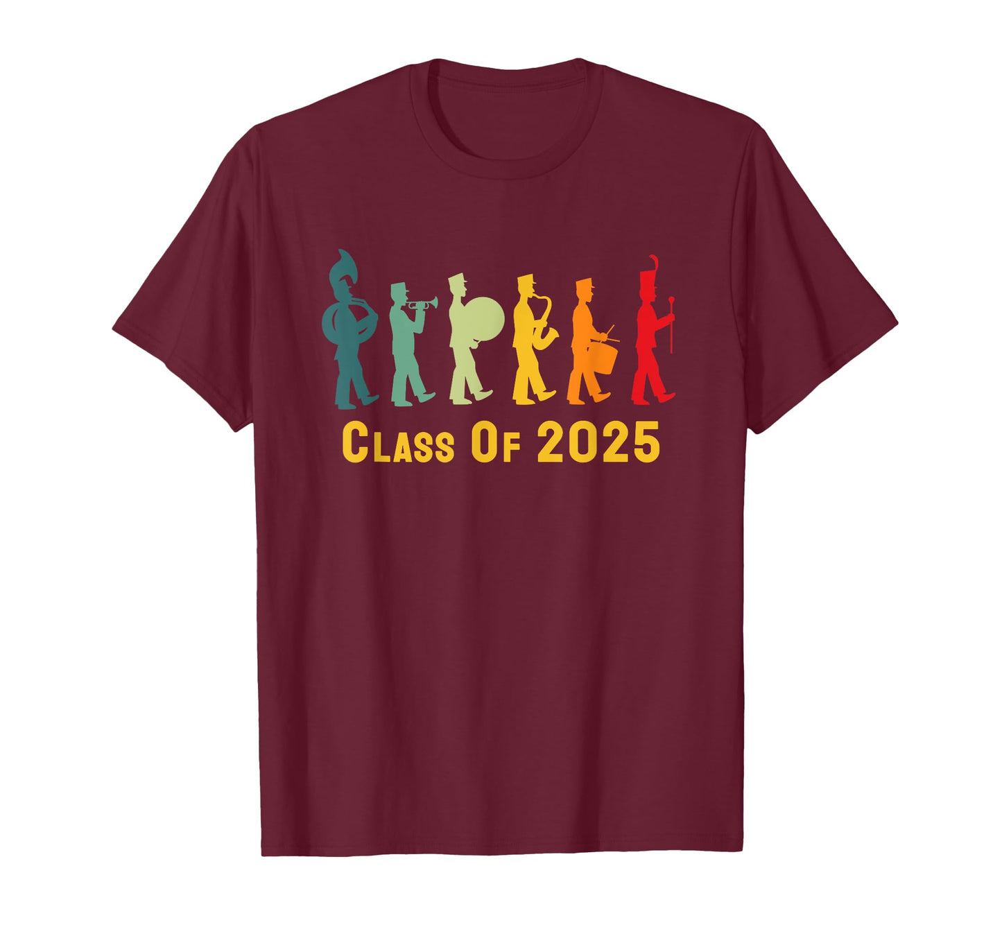 School Marching Band Class Of 2025 Marching Band T-Shirt