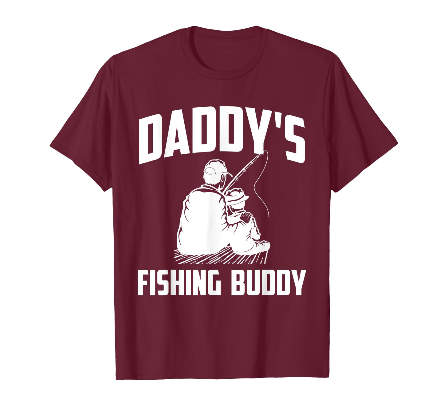Daddys Fishing Buddy Funny Fish Hunting T-Shirt