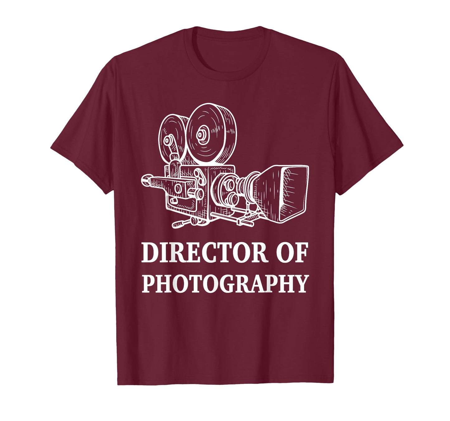 Vintage Movie Camera Cinematography Director Photography DP T-Shirt