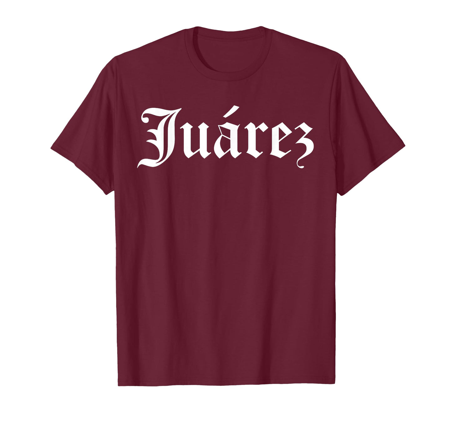 Juarez city Mexico Old English Font Chola Representing T-Shirt
