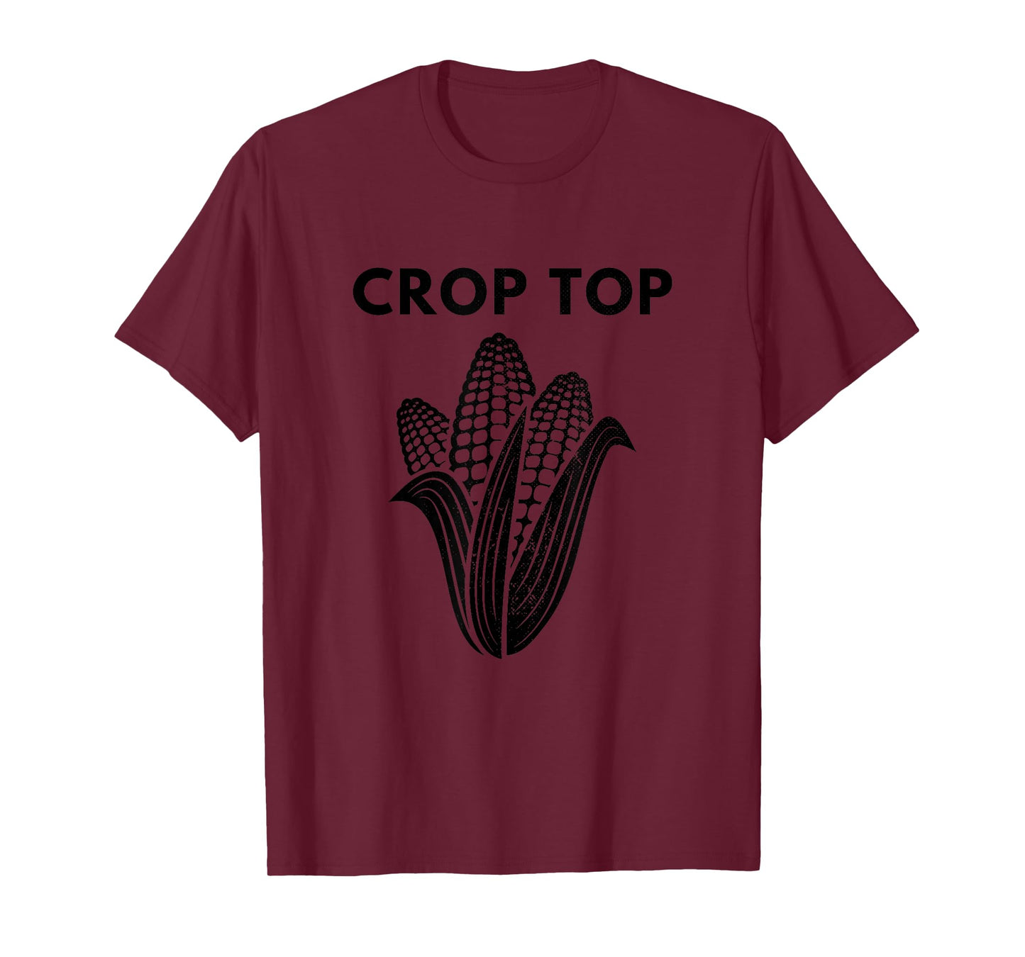 Crop Top Funny Vegetable Farming Vegetarian Farmer T-Shirt