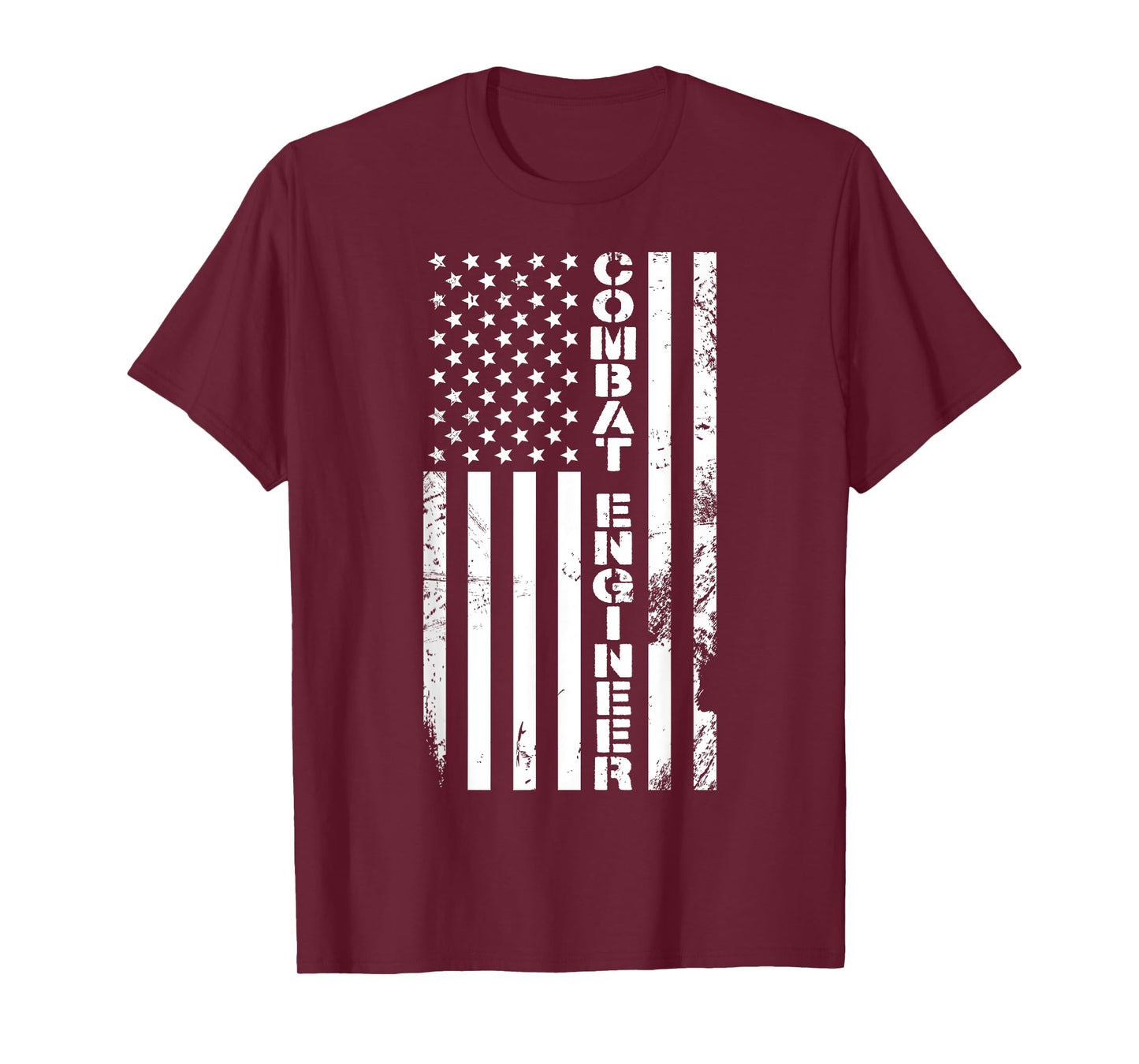 Combat Engineer American Flag Combat Engineering Women Men T-Shirt