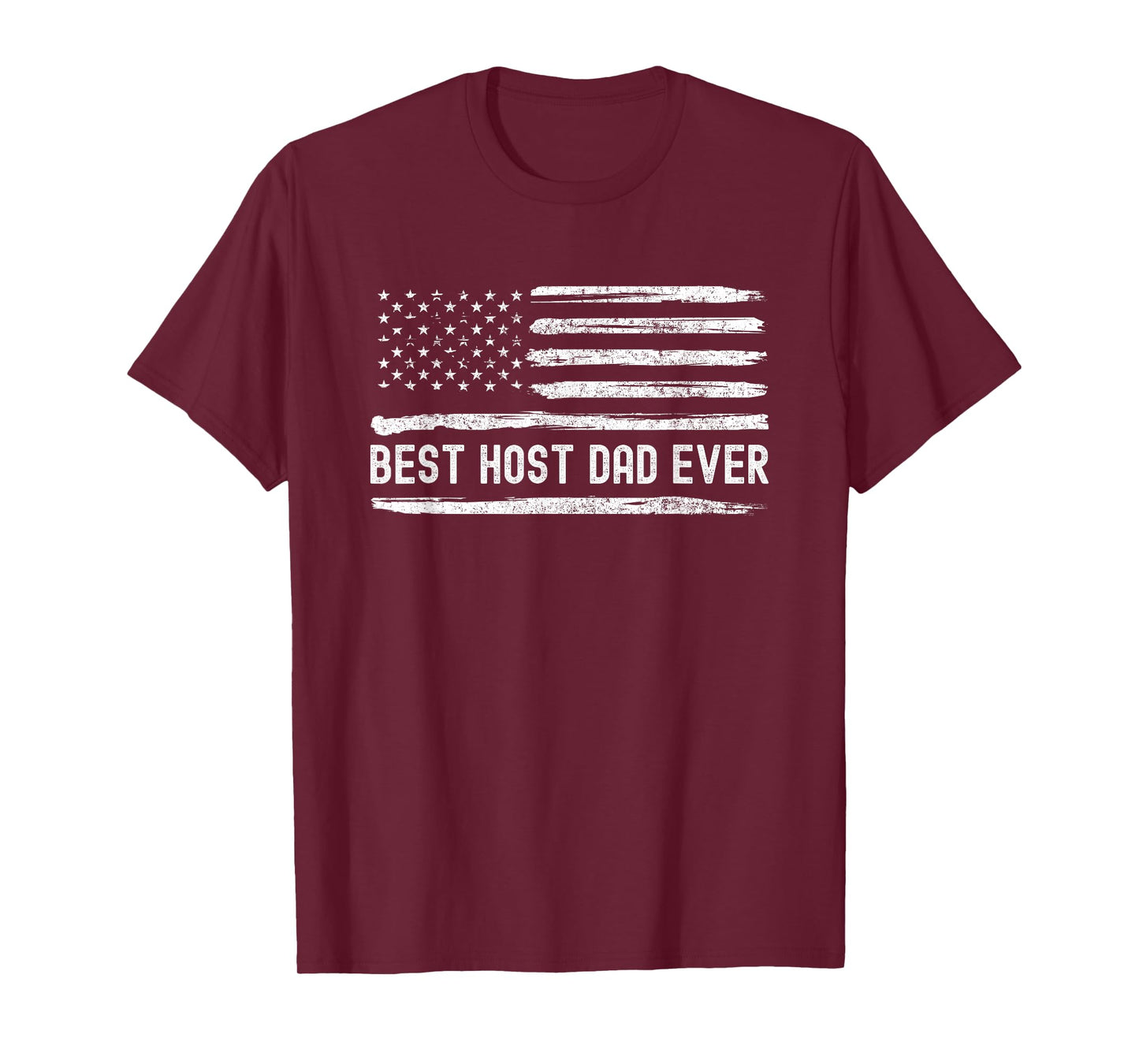 Host Dad Best Ever Flag T-Shirt