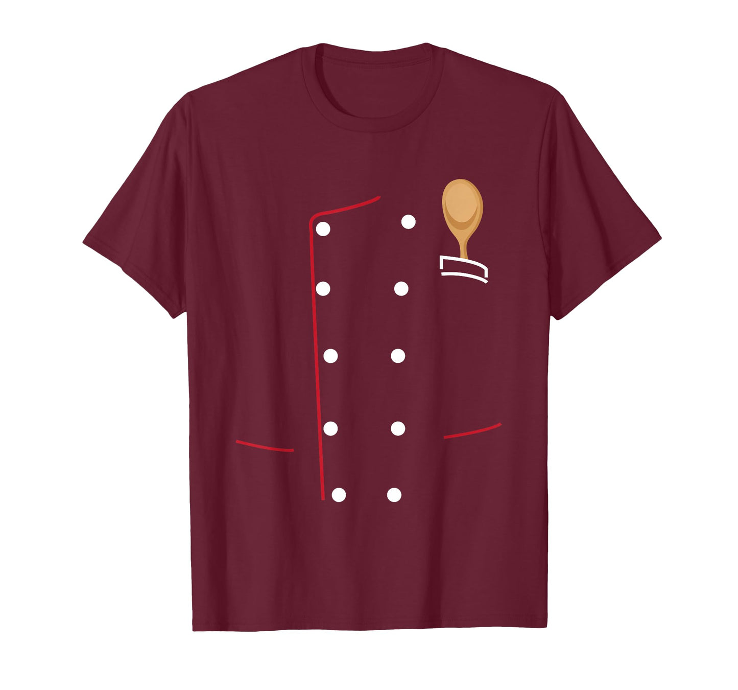 Chef Coat T-Shirt-Chef Uniform Jacket Shirt-Culinary GIFT T-Shirt
