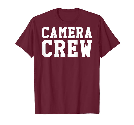 BACK ONLY Camera Crew TV Film Production Shirt T-Shirt