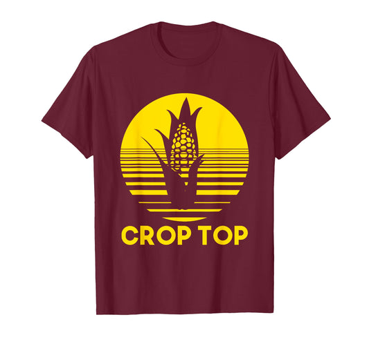 Corn Crop Top Funny Farmer Farming Corn Lover Summer Gift Men Women T-Shirt