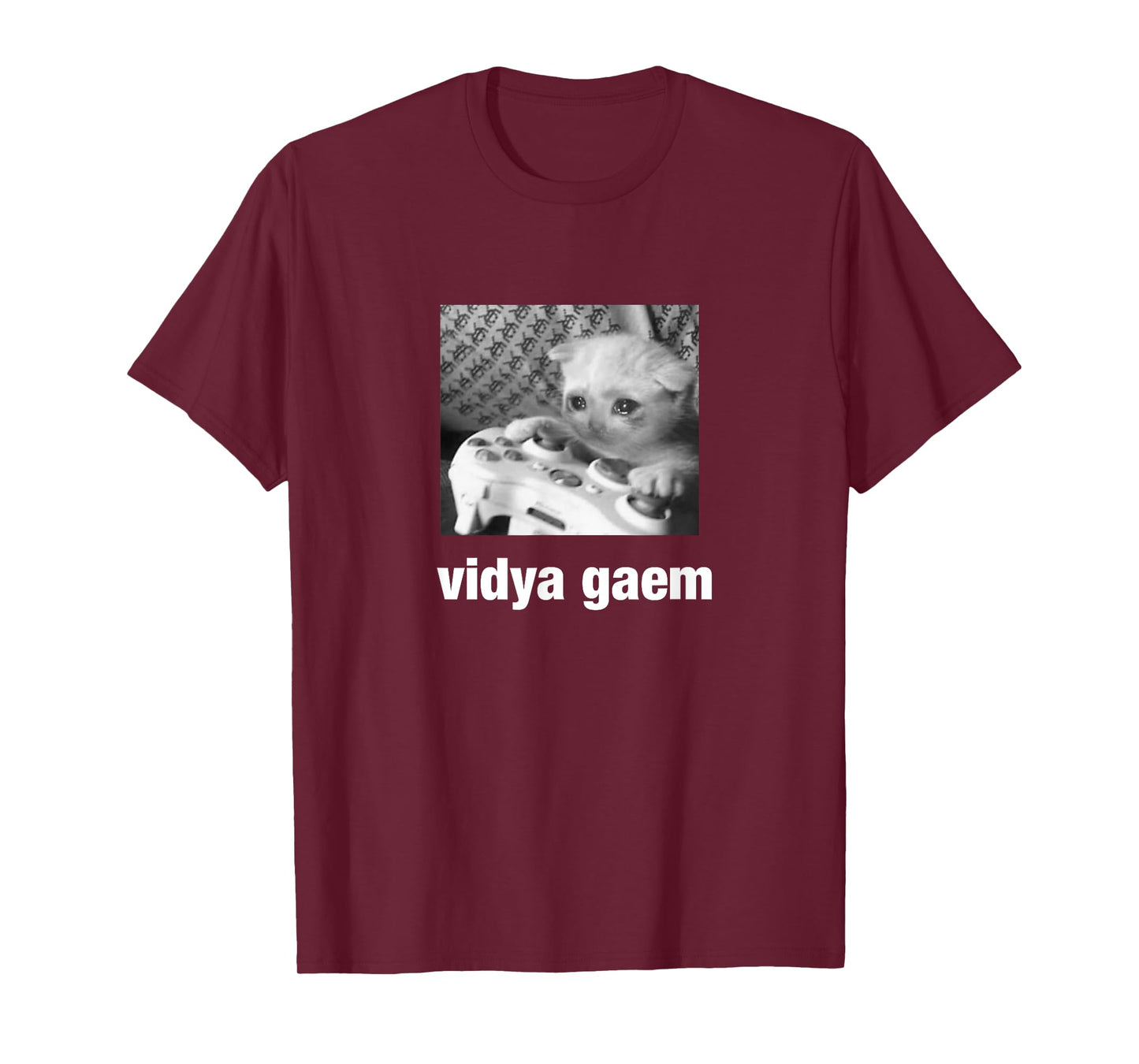 Cursed Cat Funny Vidya Gaem T-Shirt