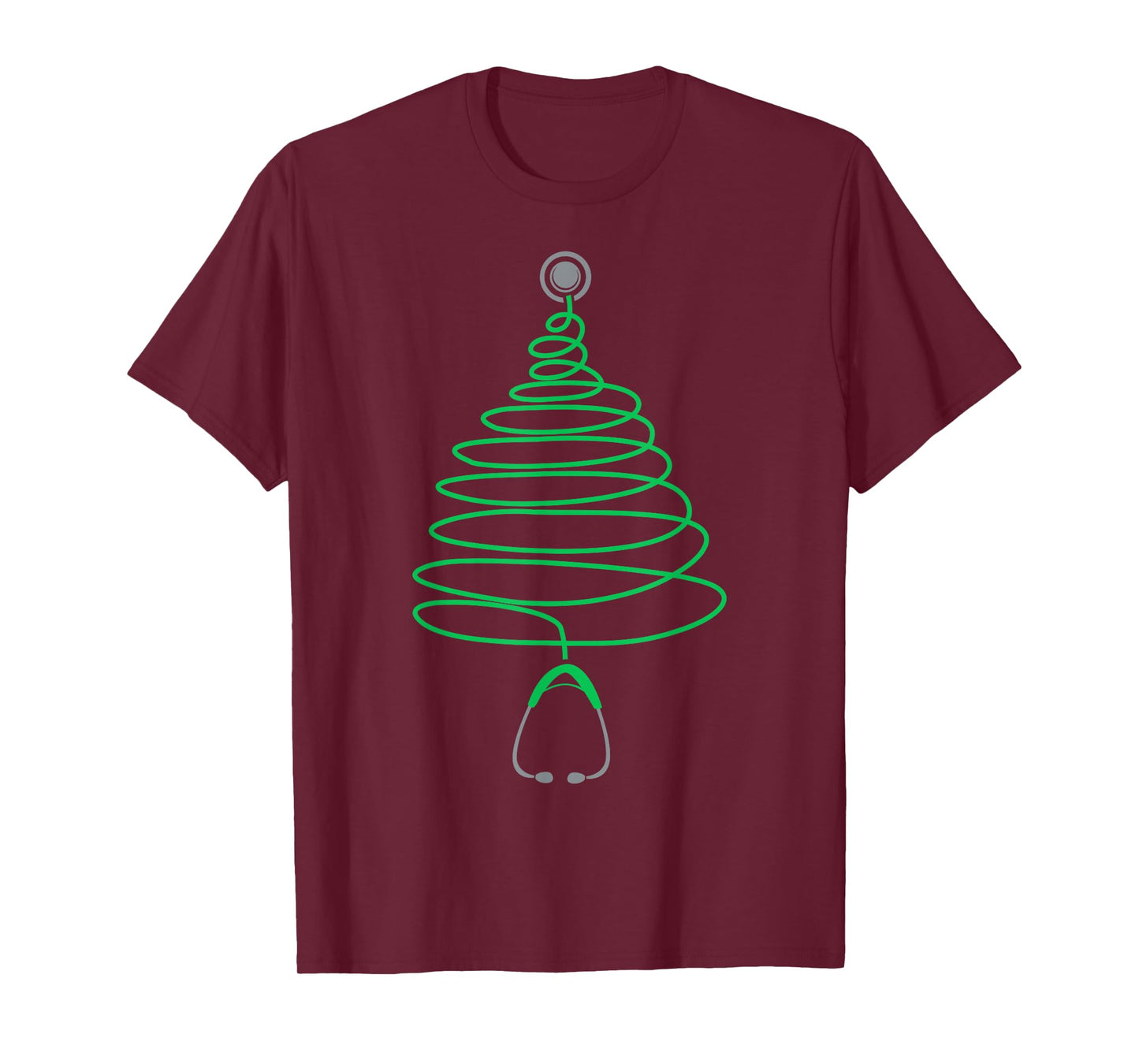 Christmas Tree Stethoscope Nurse Doctor Xmas RN Nursing T-Shirt