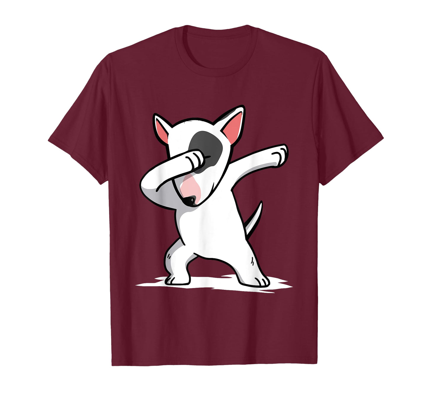 Funny Dabbing English Bull Terrier Dog T-Shirt Dab Shirt T-Shirt