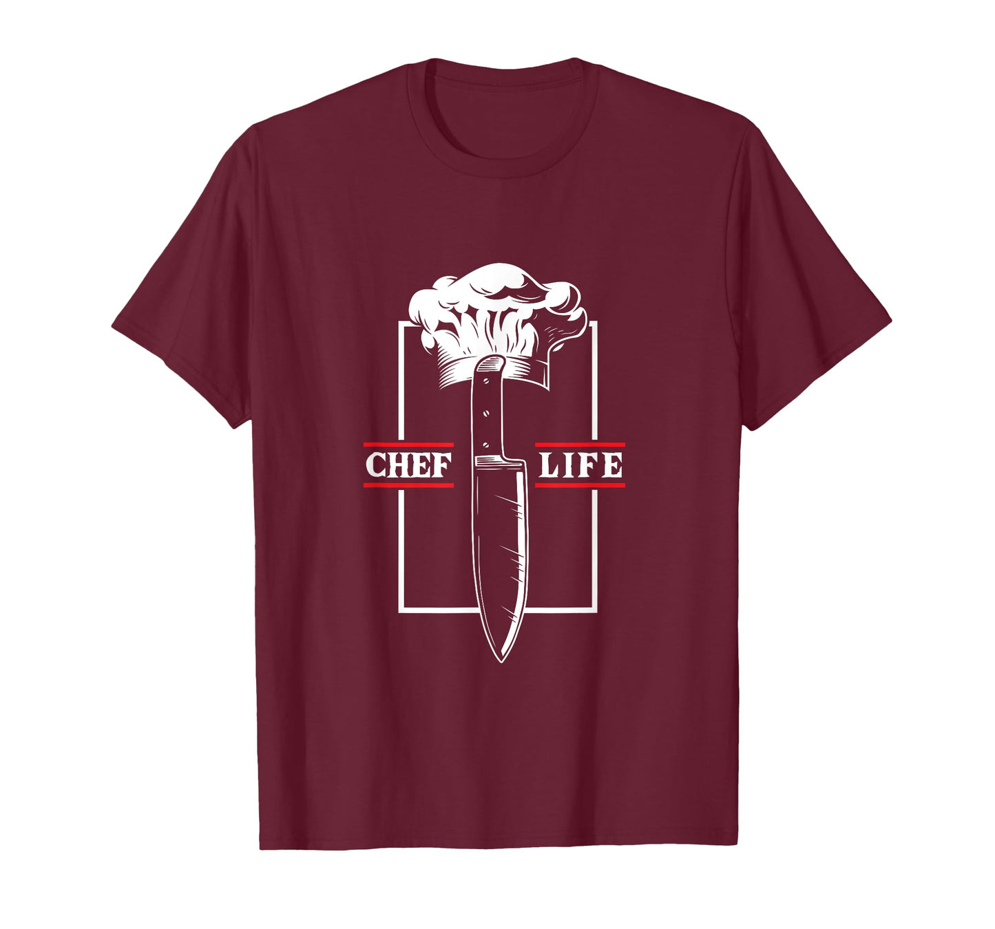 Chef Cook Life Knife Restaurant Cooking Food Culinary Grill T-Shirt