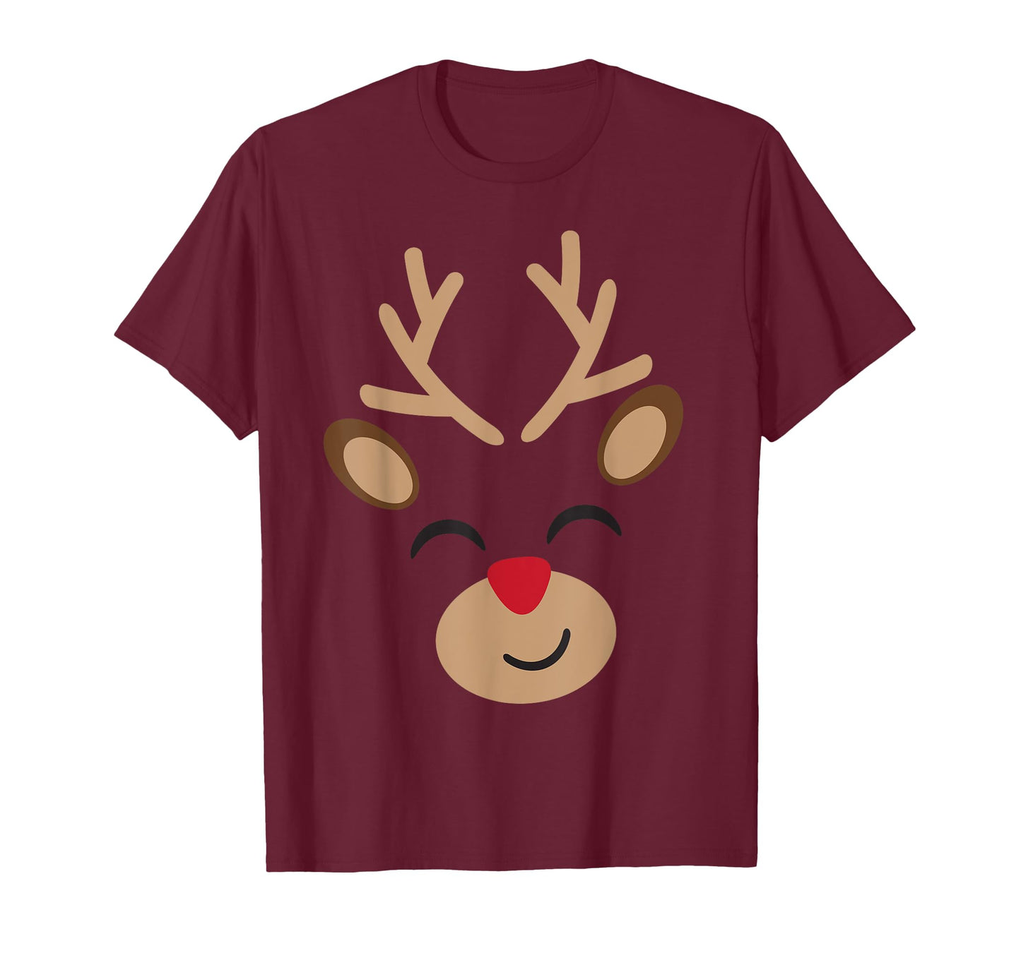 Adorable Reindeer Holiday Graphic - Festive Christmas Design T-Shirt