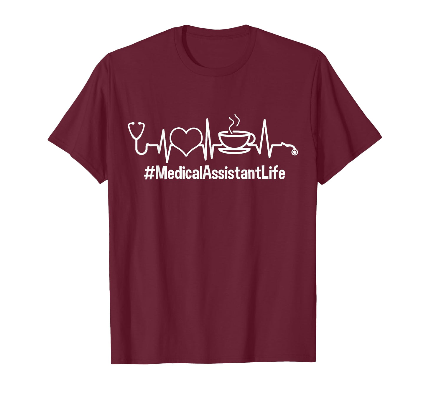 CMA Certified Medical Assistant Heartbeat Assisting T-Shirt
