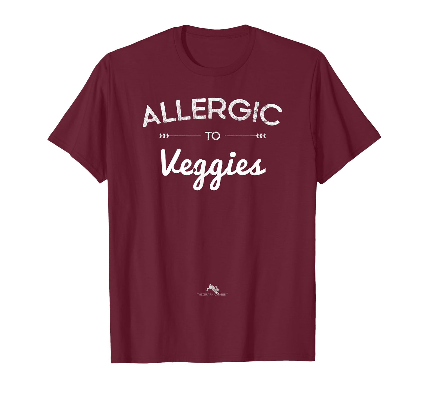 Allergic to Veggies T-shirt for the Sarcastic Introvert T-Shirt