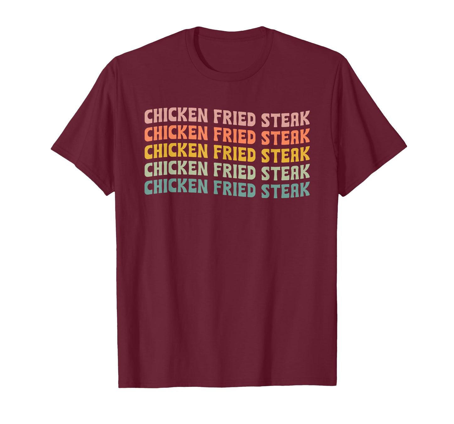 Chicken Fried Steak Typeset T-Shirt