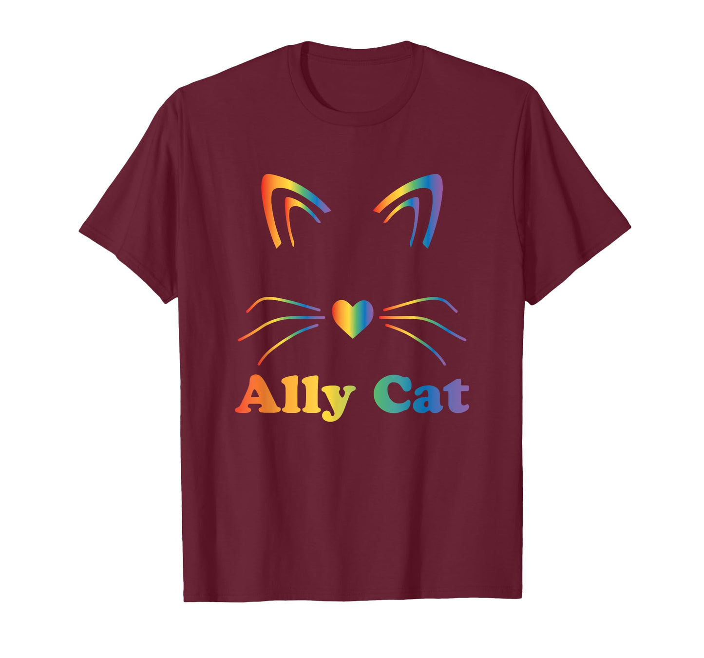 LGBTQ + Ally Cat, LGBTQ Ally Cat Pride Shirts T-Shirt for Men Women