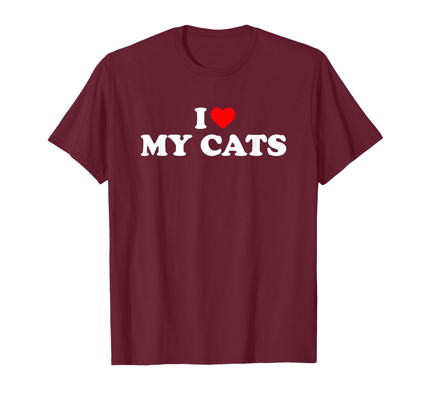 I Love My Cats T-Shirt