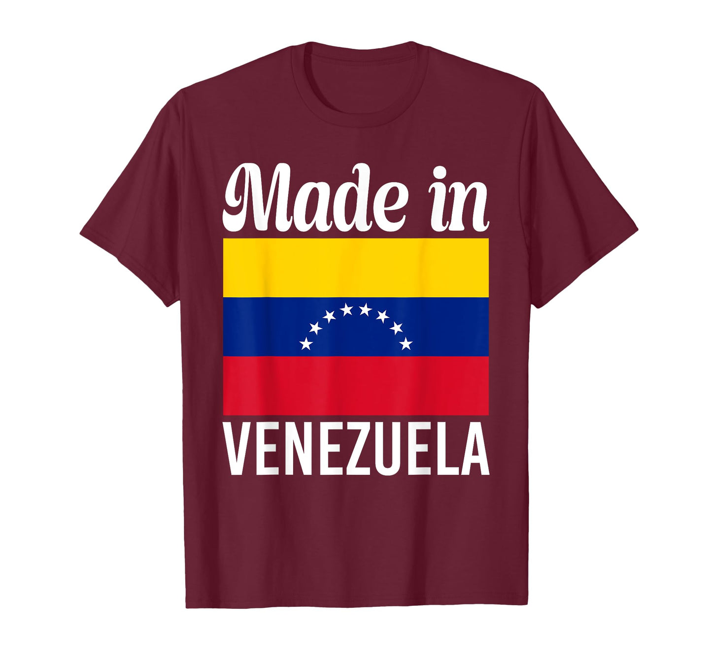 Caracas Venezuela Flag Men Women Gift Made In Venezuela T-Shirt