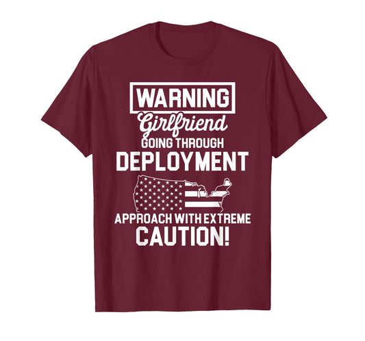 Red Fridays Military Girlfriend Deployment Support US Troops T-Shirt