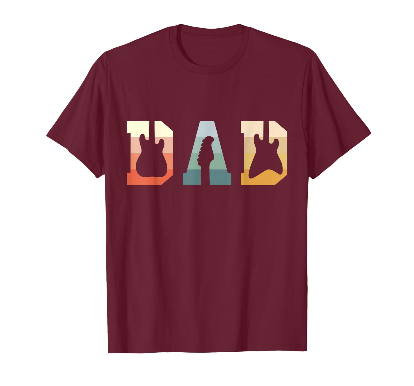 Acoustic Guitar Dad Guitarist Musical Instrument Musician T-Shirt