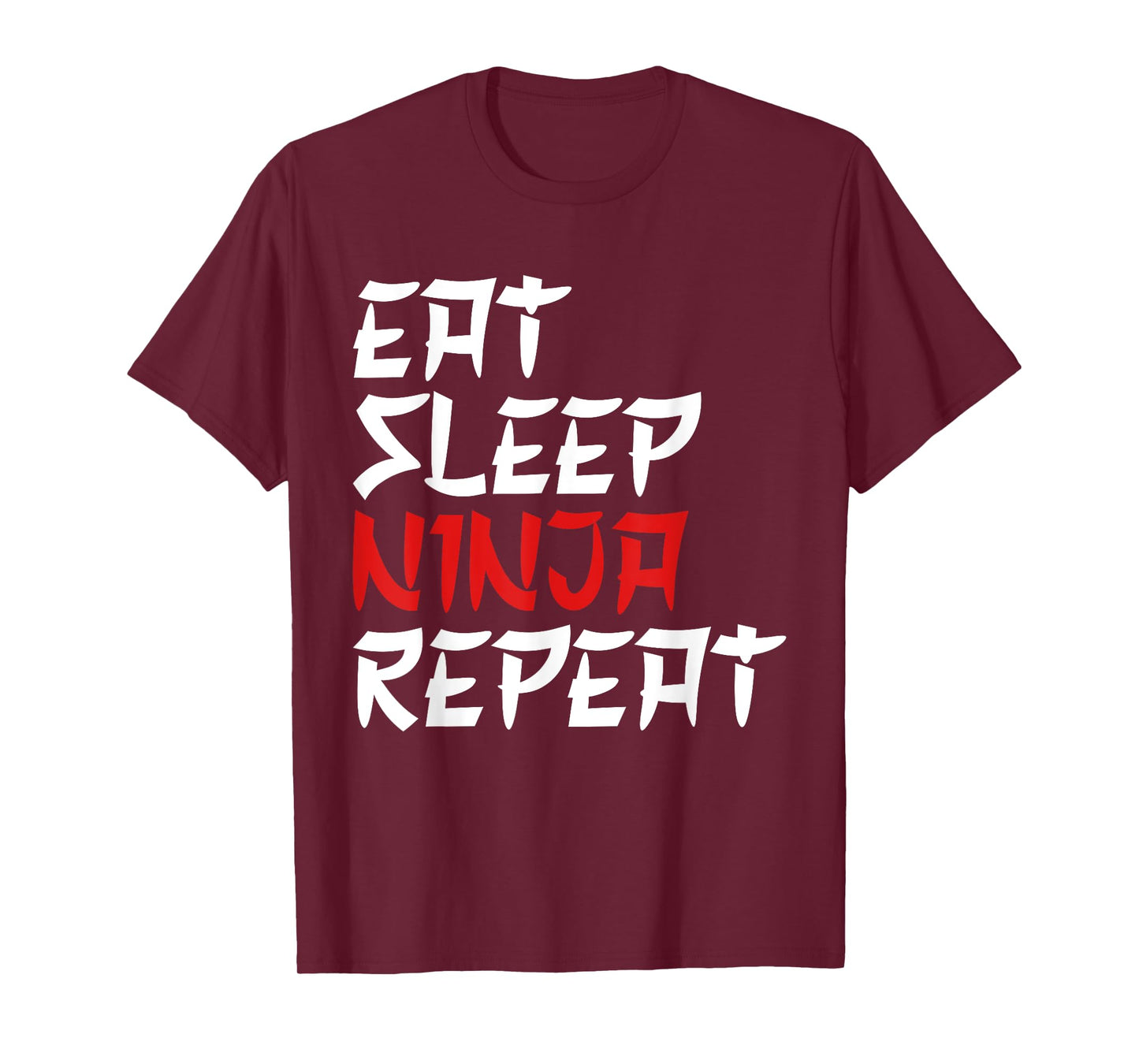 Eat Sleep Ninja Repeat Ninja Karate Ninja T-Shirt