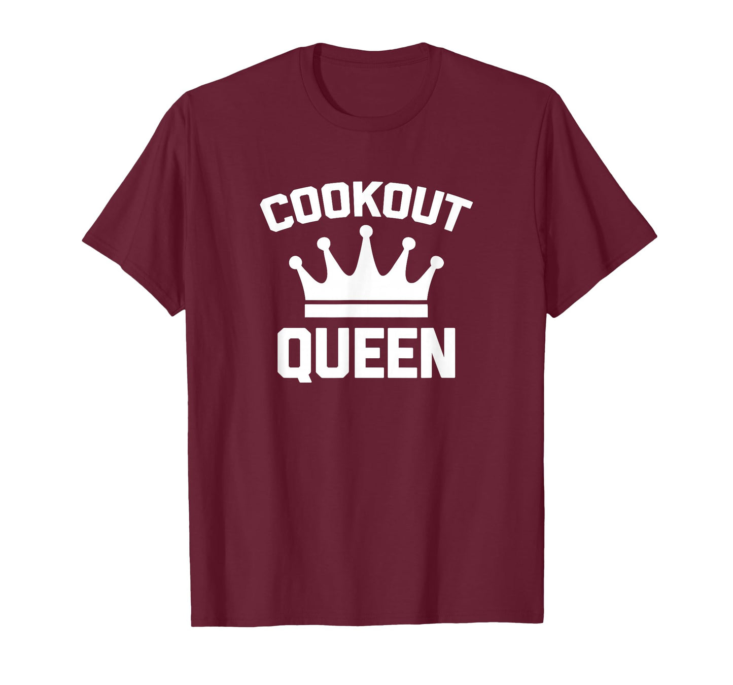 Cookout Queen T-Shirt funny saying cute BBQ grilling food T-Shirt