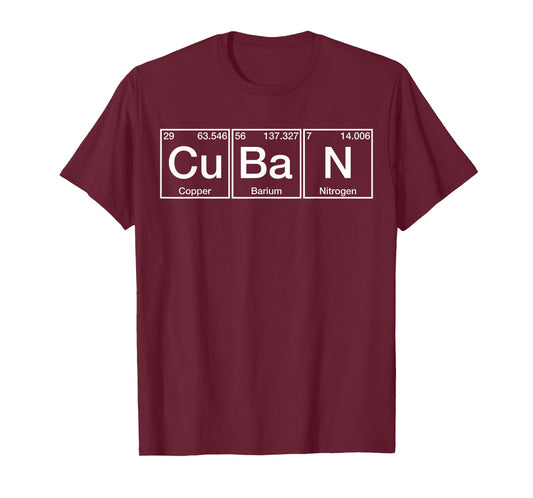 Cuban Periodic Table of Elements T-Shirt T-Shirt
