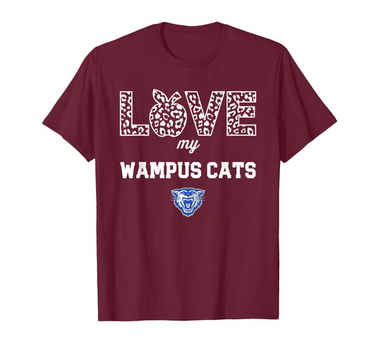 Conway Wampus Cats Logo Love My Team HS T-Shirt