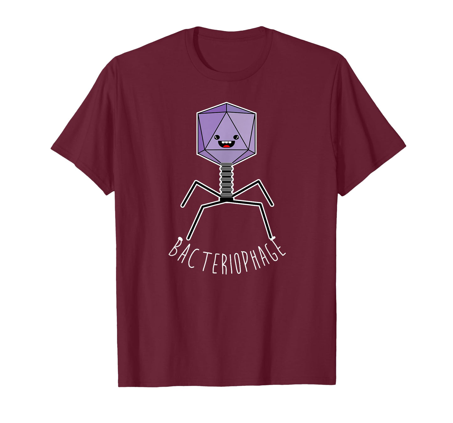 Cute Anime Bacteriophage Microorganism Microbiology T-Shirt