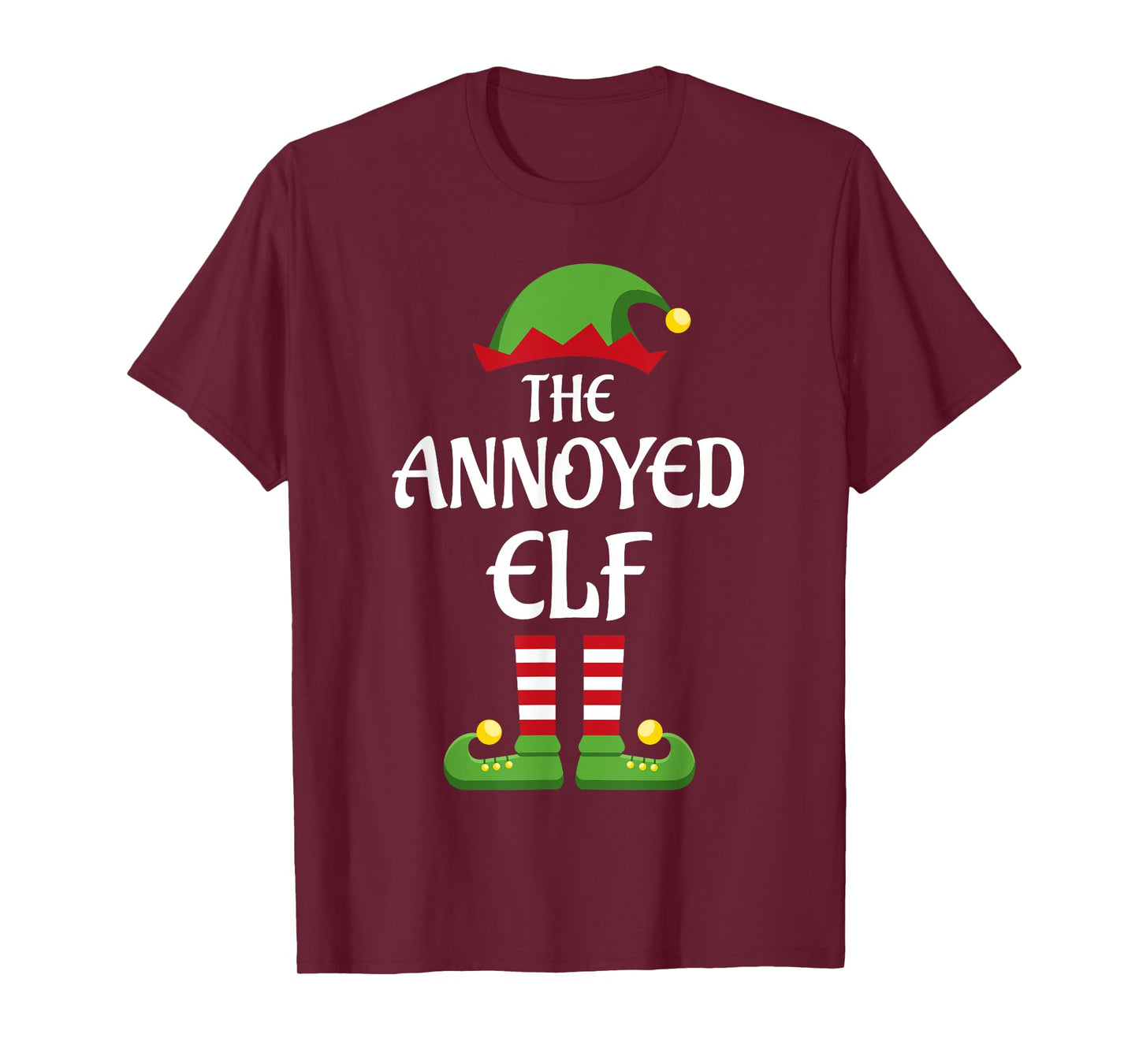 Annoyed Elf Family Matching Group Christmas T-Shirt