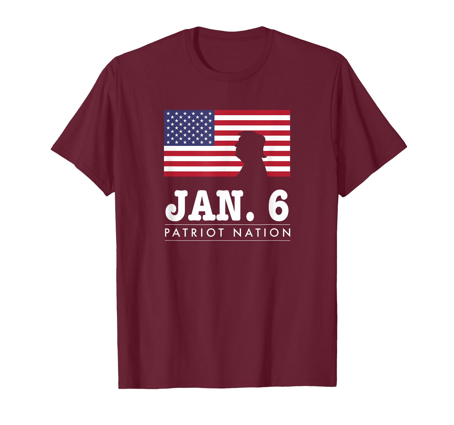 Patriotic Trump American Salute January Jan 6 Patriot Nation T-Shirt