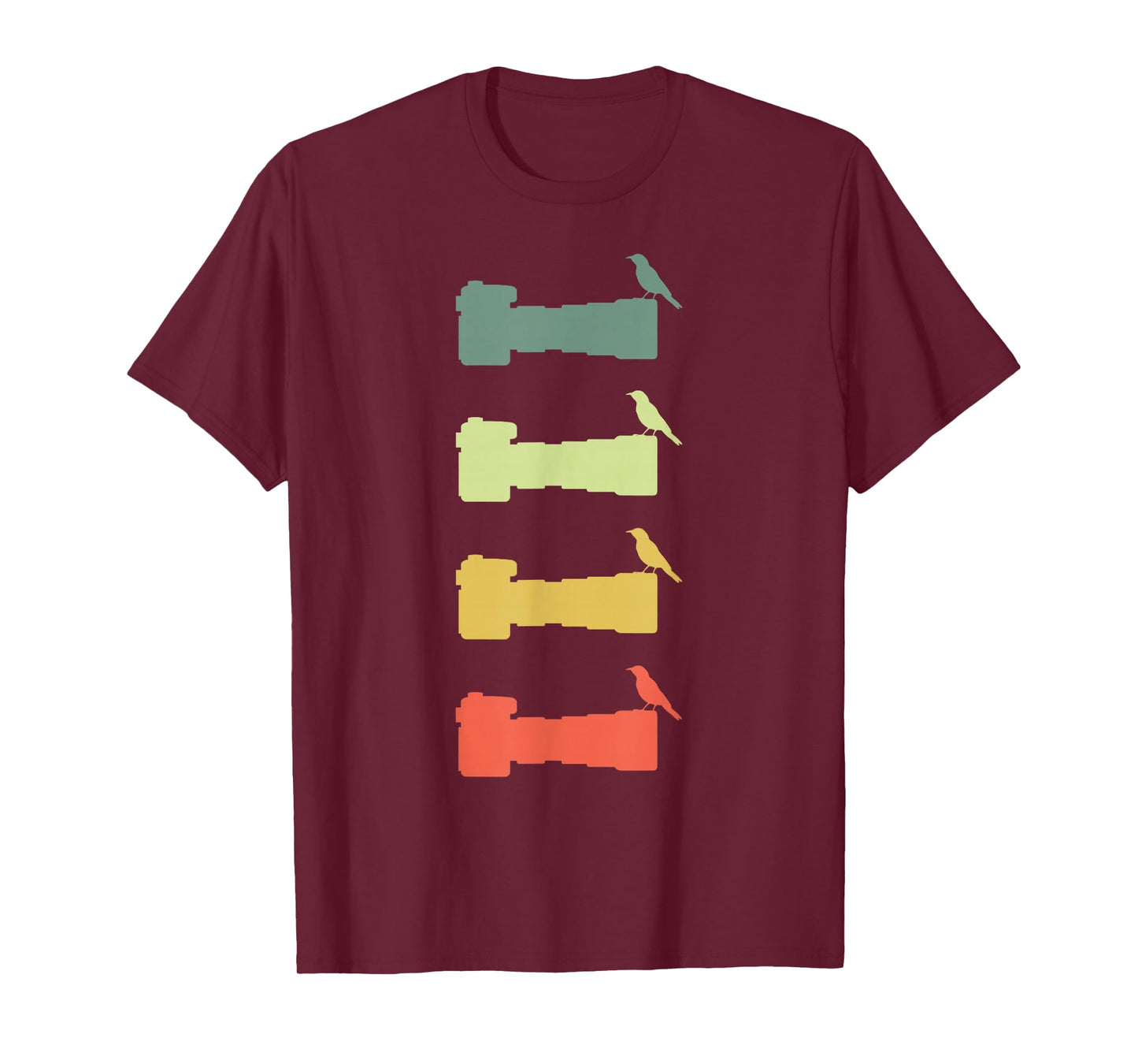 Retro Style Vintage Bird Photographer T-Shirt