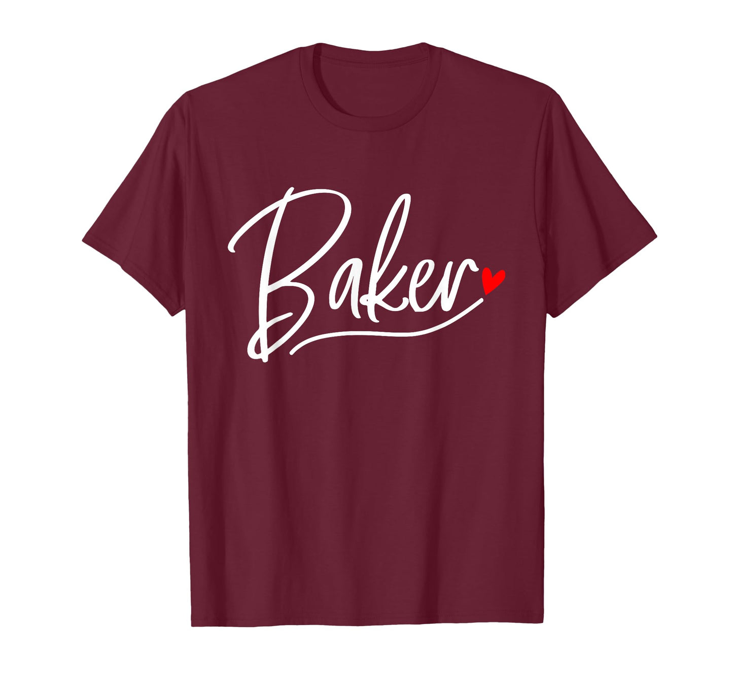 Baker Baking Heart Gift T-Shirt