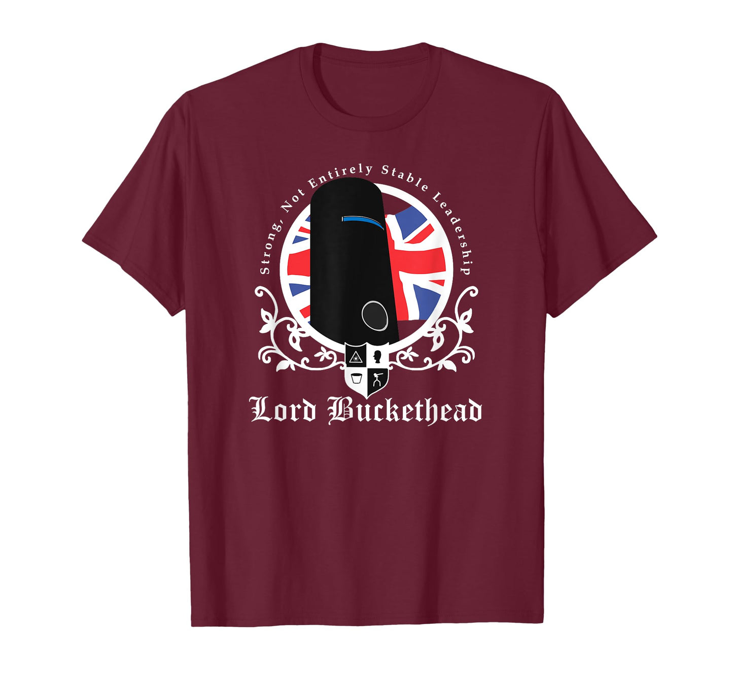 Political Humor Shirts: Lord Buckethead t-shirt T-Shirt