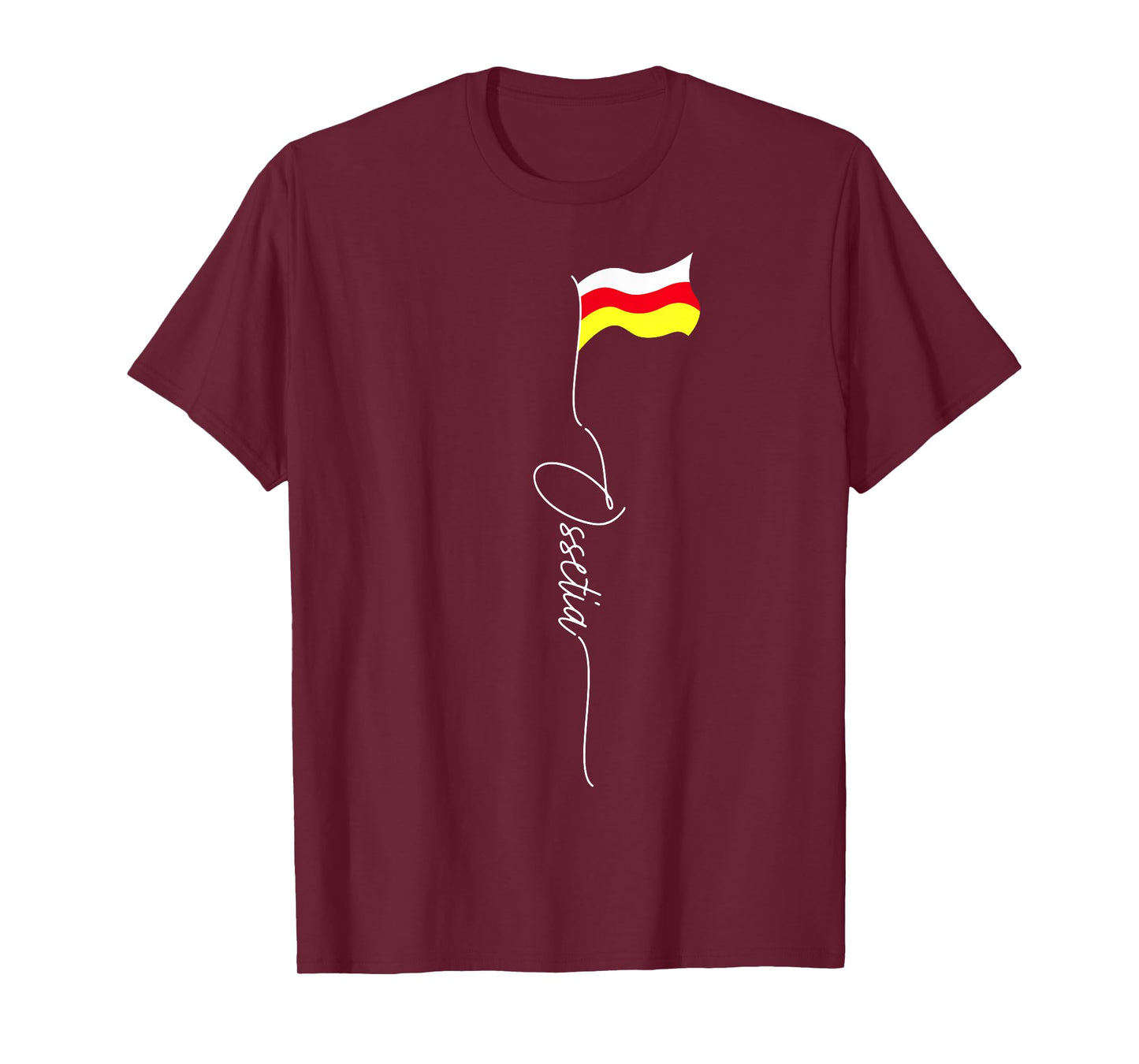 Ossetia Flag, Ossetia Island, Ossetian Patriotic Flag T-Shirt