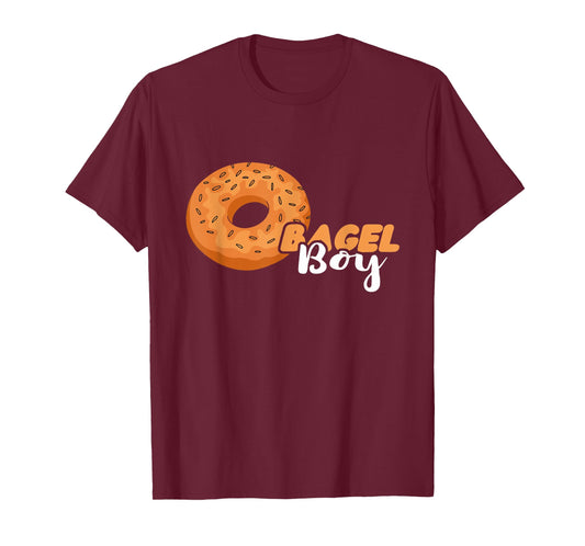 Bagel Boy Baker Baking Bagels Dough Maker Bagel Lover T-Shirt