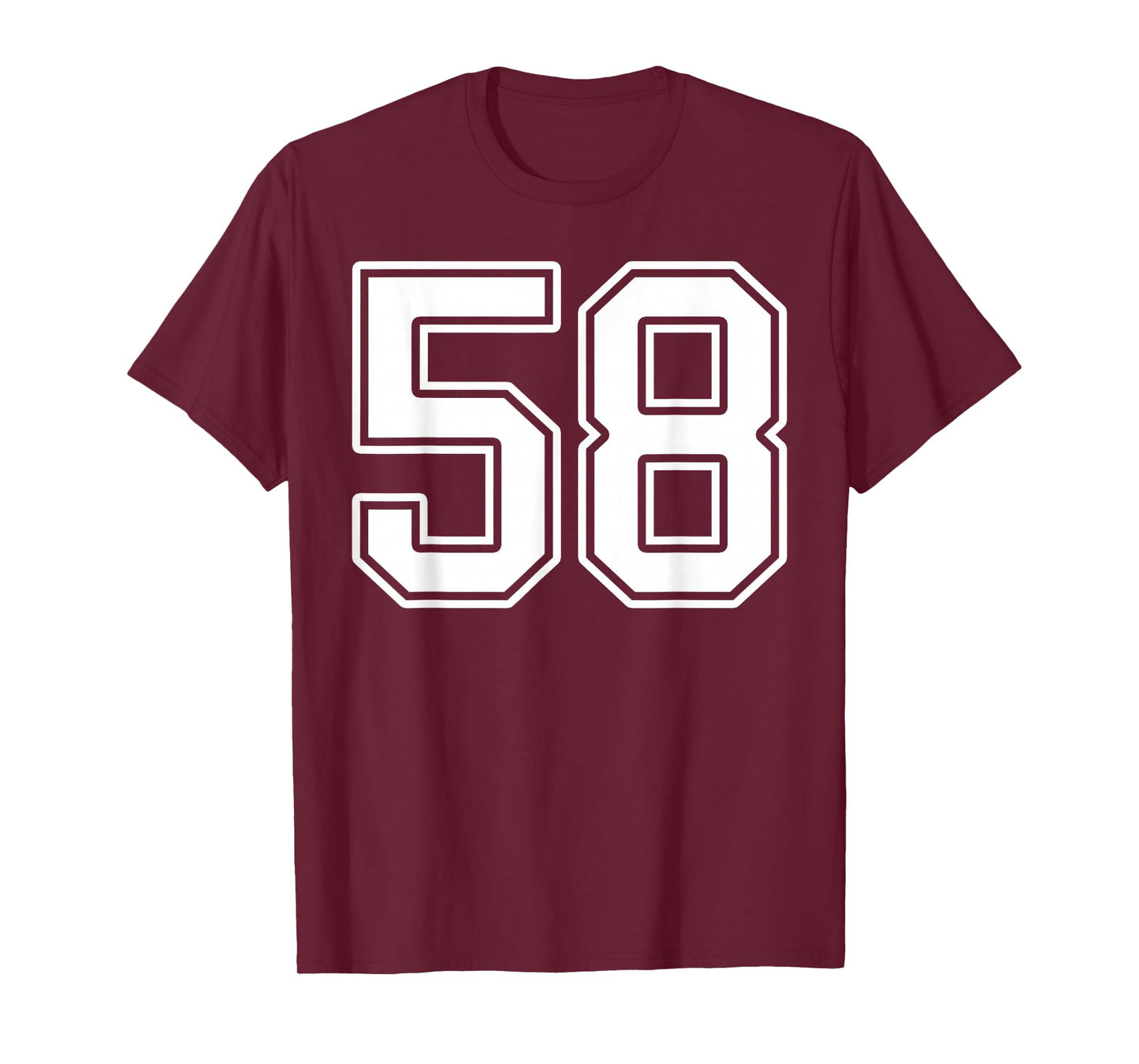Number 58 Fan Player Jersey Style #58 Men Women Kids T-Shirt