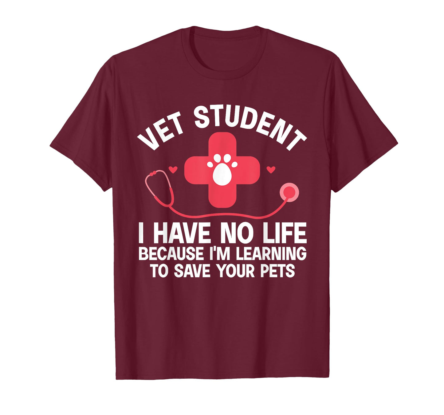 Cool Veterinarian Student Art For Men Women Veterinary Vet T-Shirt