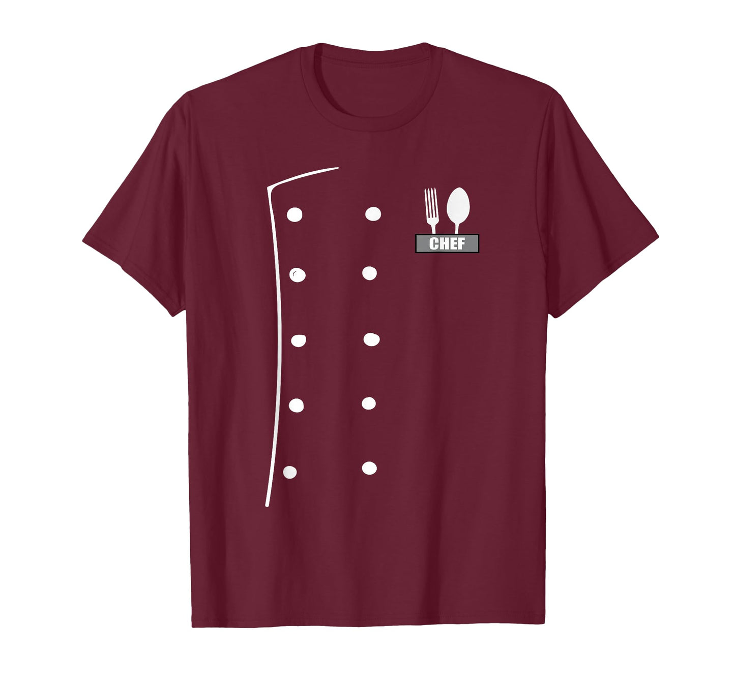 Chef Costume Coat Uniform Funny Cook Jacket for Cooking T-Shirt