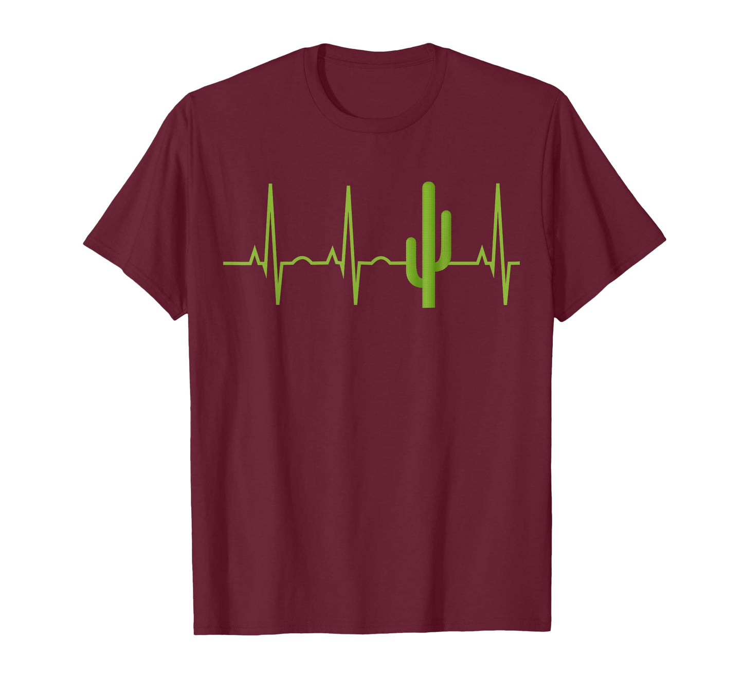Saguaro Cactus Shirt - Cacti Lover Heartbeat Tshirt T-Shirt