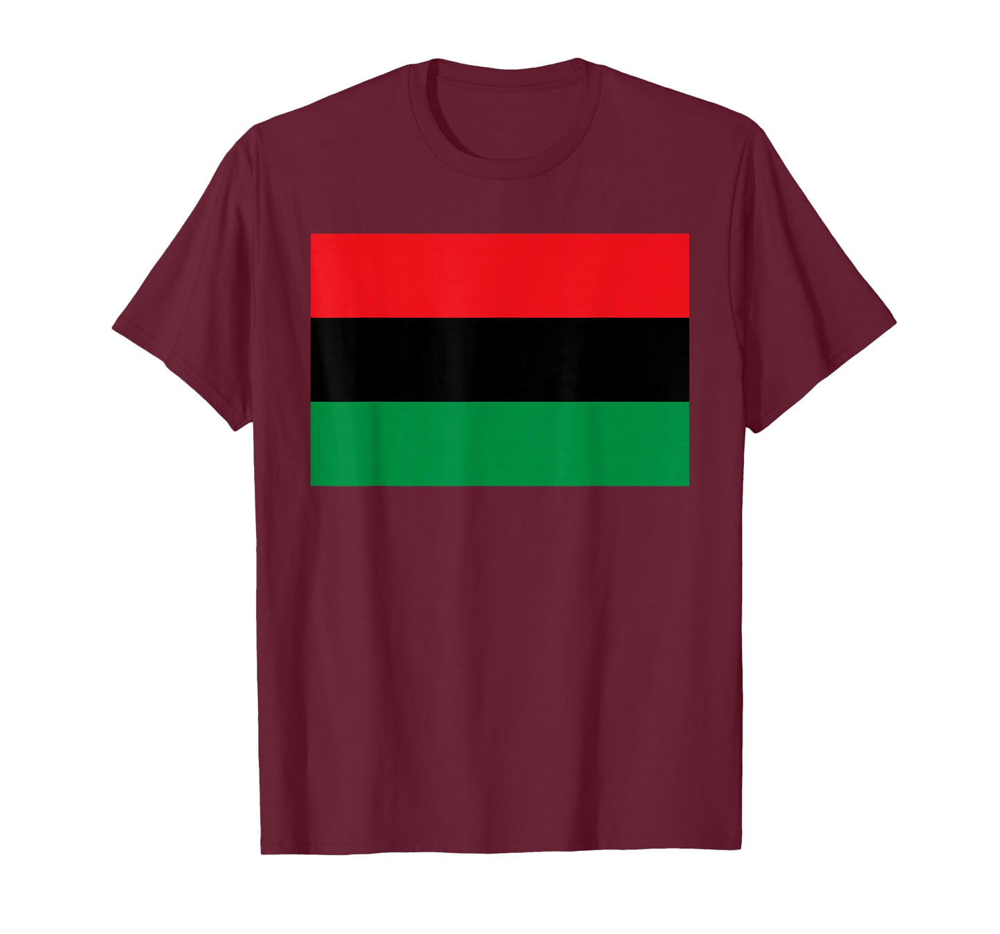 Pan African UNIA Flag Black Liberation Flag Afro-American T-Shirt Small
