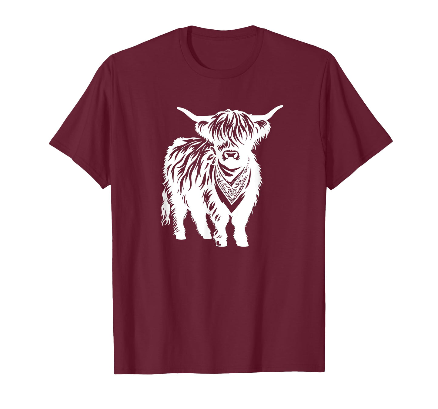 Cute Highland Cow Lover Farmer Men Women Boys Girls Cows T-Shirt