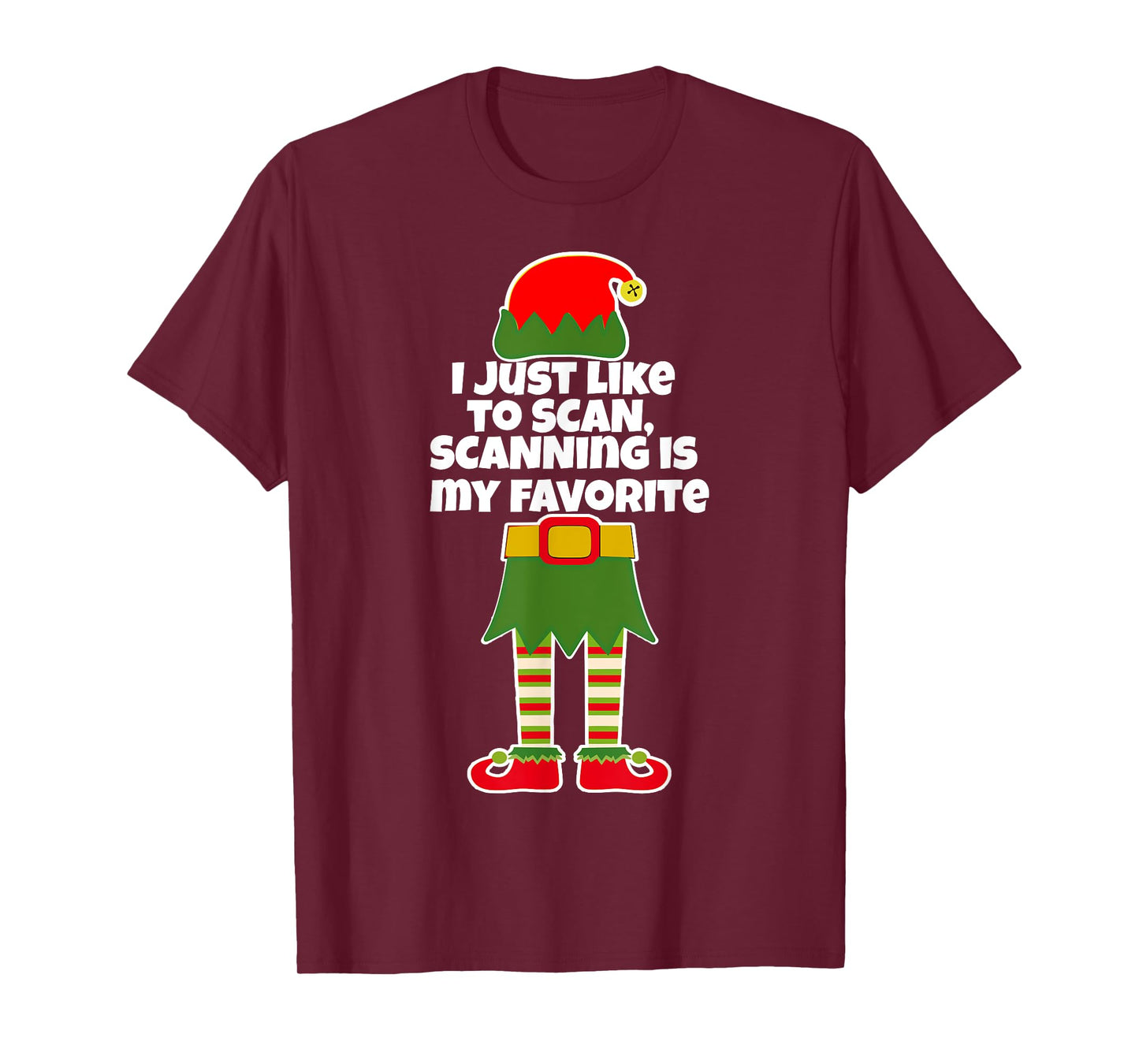 I Just Like To Scan Ultrasound CT MRI Christmas T Shirt T-Shirt