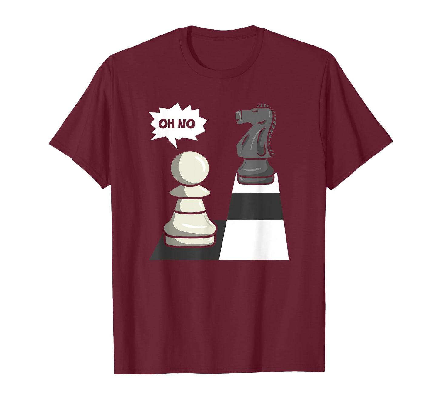 Chess Funny Move Knight To Pawn Funny Chess Player T-Shirt