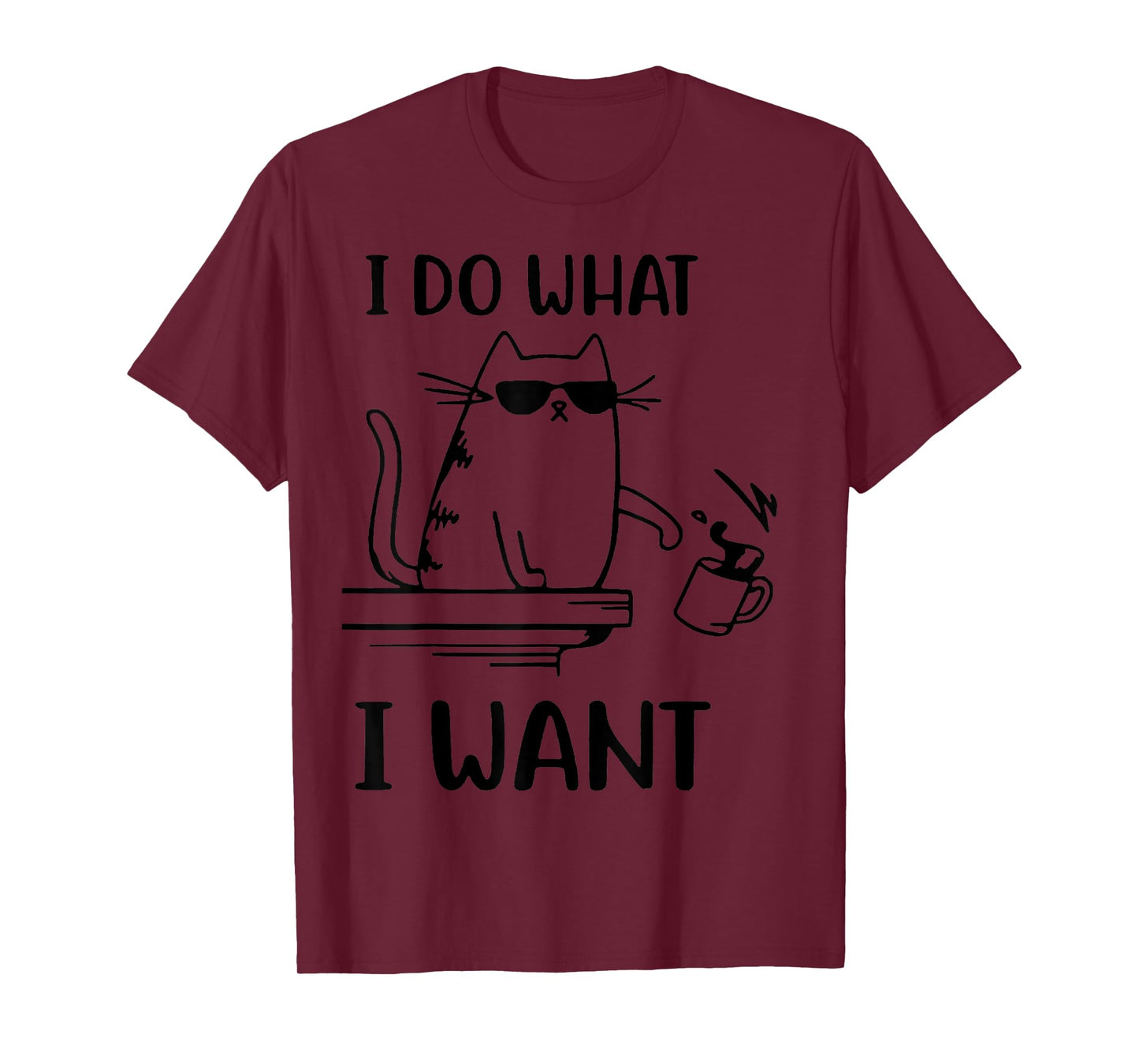 I Do What I Want Naughty Kitty T-Shirt