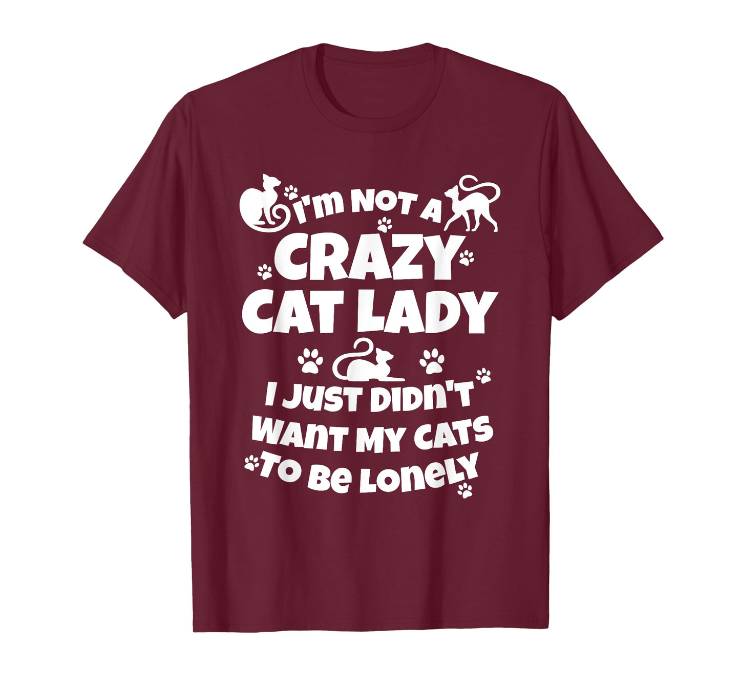 Not A Crazy Cat Lady Funny Cat Lover Gift T-Shirt For Women