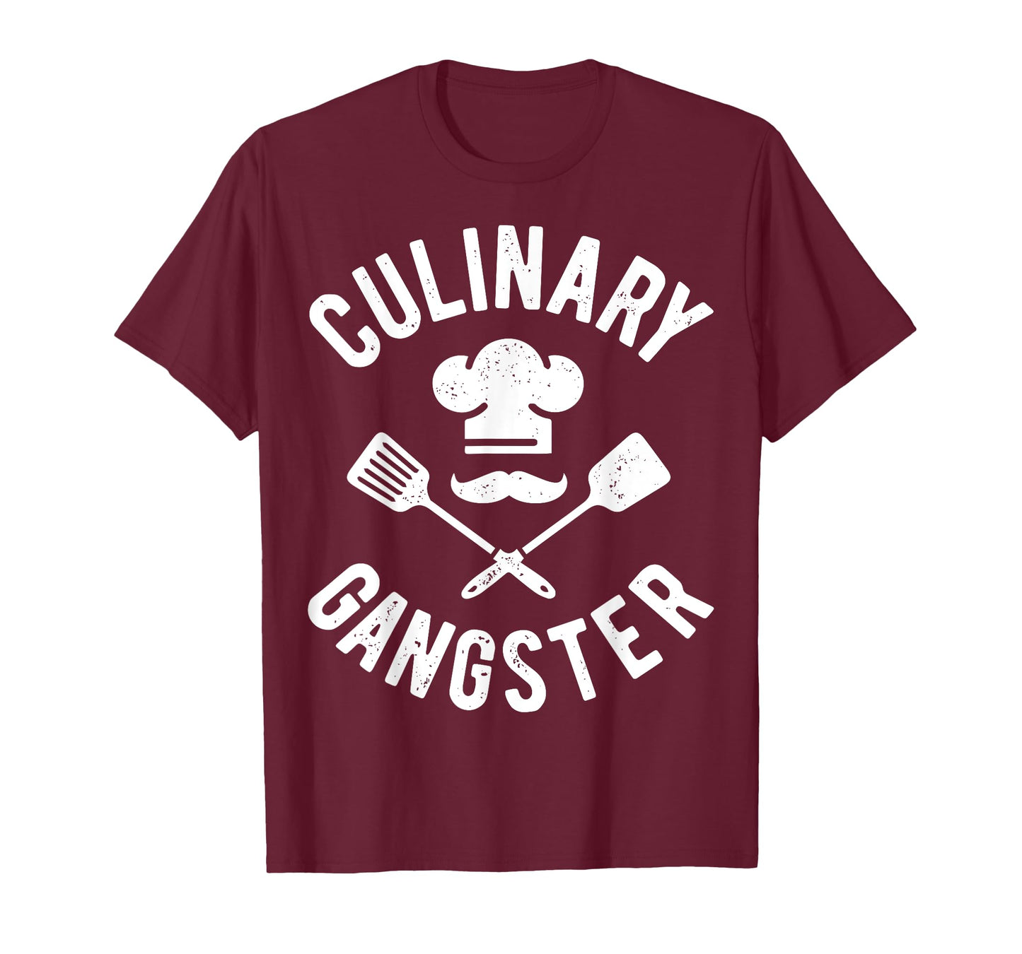 Chef Culinary Gangster Men Women Cook Cooking Hat Vintage T-Shirt