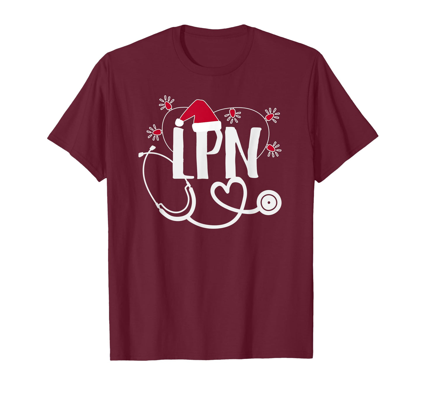 Cute Christmas Nurse - LPN Christmas T-Shirt